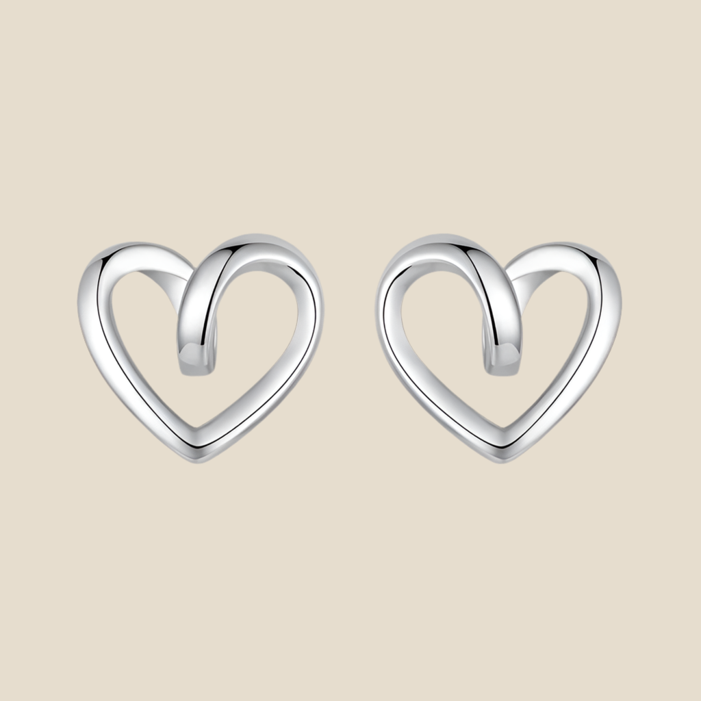 Pendientes Mini Corazón Trenzado