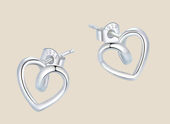 Pendientes Mini Corazón Trenzado