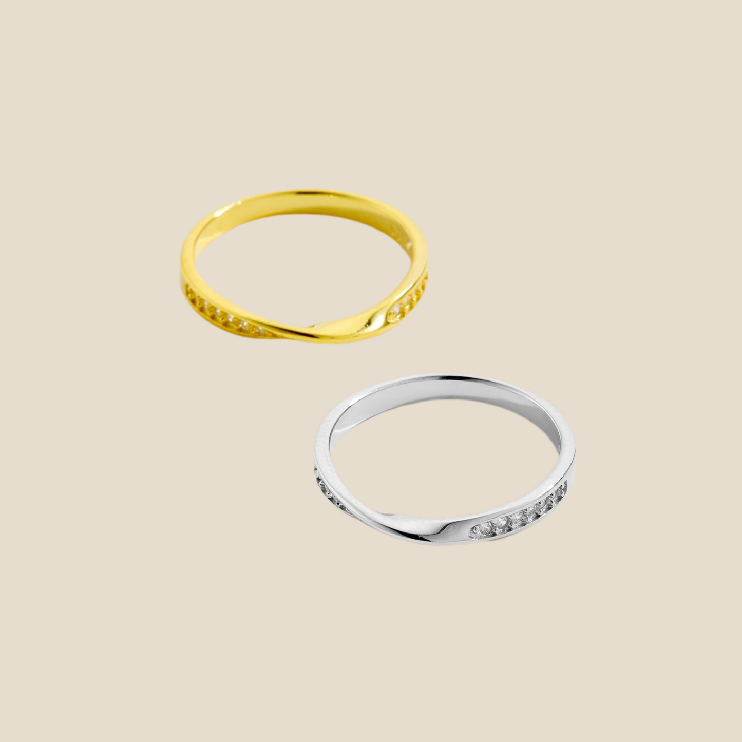 Anillo Giro Dorado