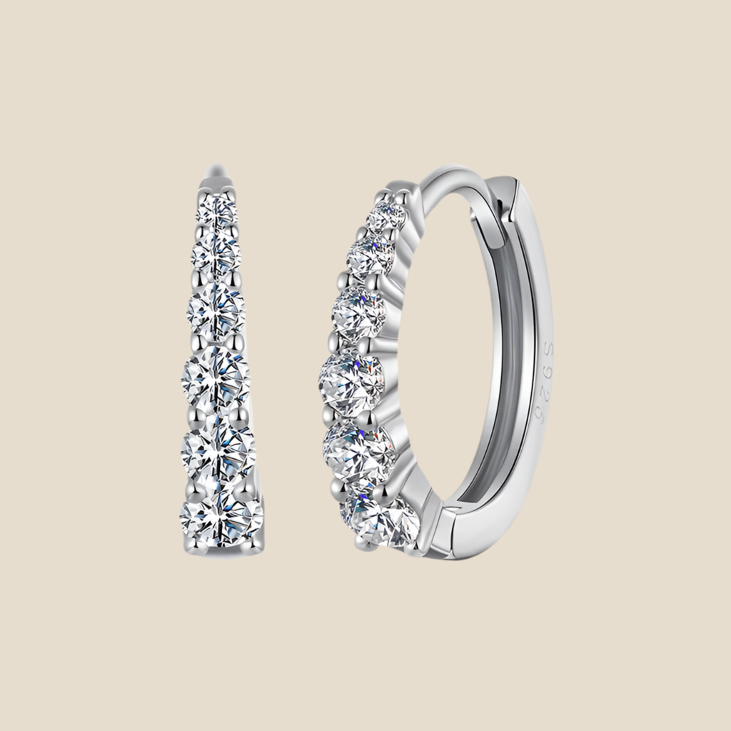 Pendiente Moissanite