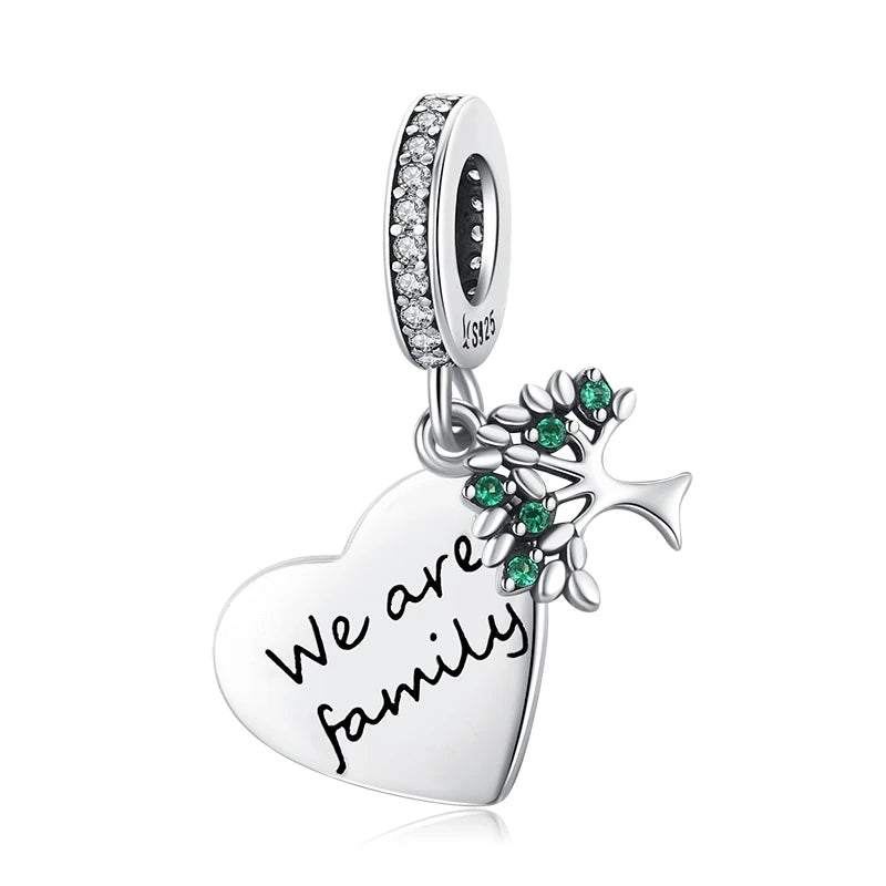 Esencia Verde · Set de Charms Naturales en Plata de Ley 925