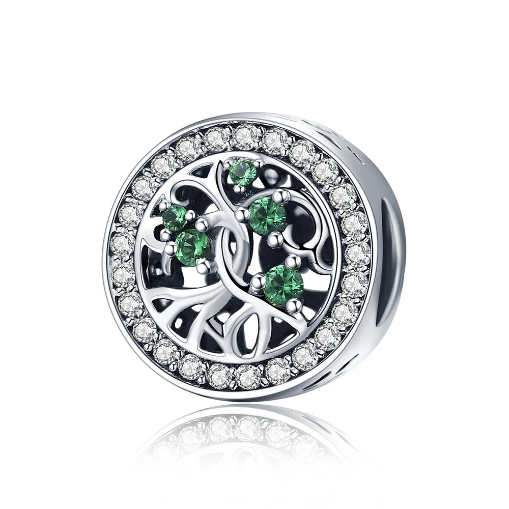 Esencia Verde · Set de Charms Naturales en Plata de Ley 925