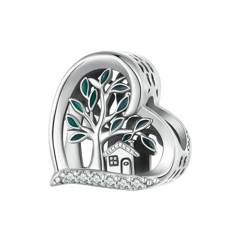 Esencia Verde · Set de Charms Naturales en Plata de Ley 925