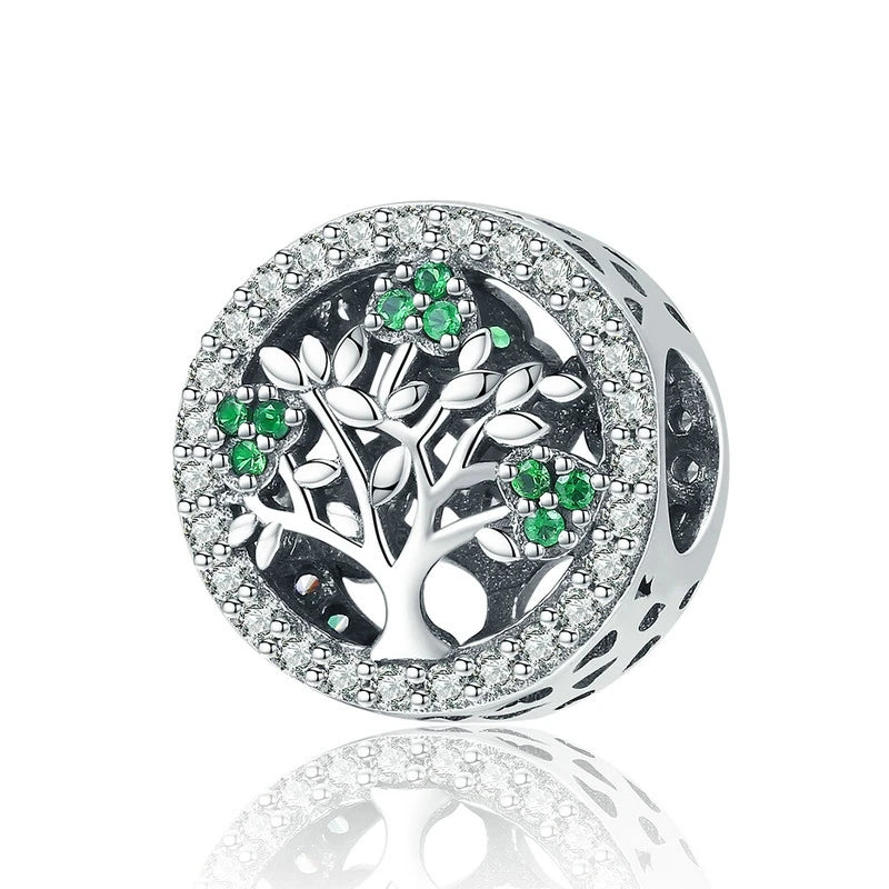 Esencia Verde · Set de Charms Naturales en Plata de Ley 925