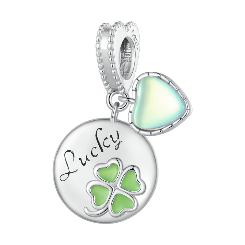 Esencia Verde · Set de Charms Naturales en Plata de Ley 925