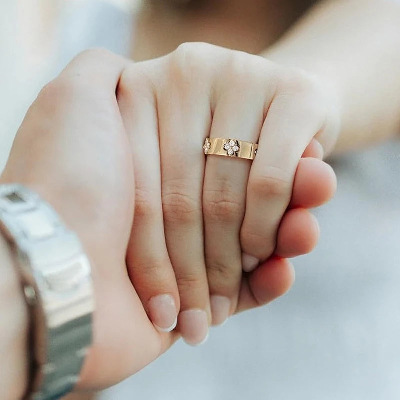 Anillo Trébol de Luz
