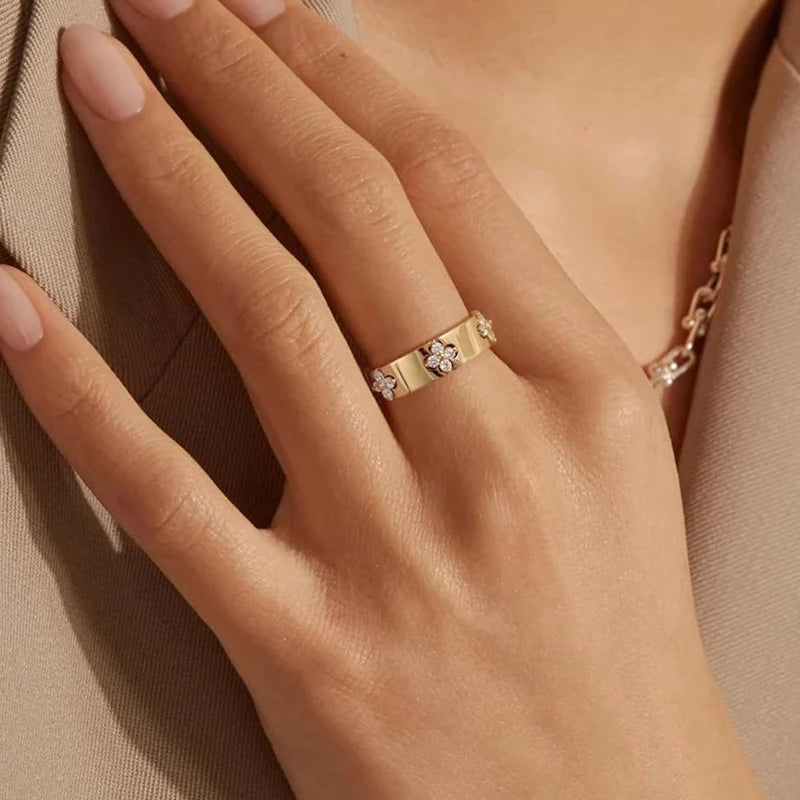 Anillo Trébol de Luz
